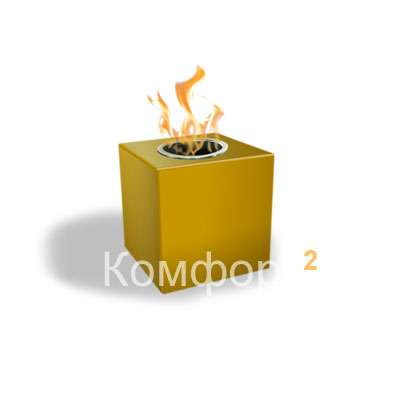 Биокамин Delmond Metal Cube